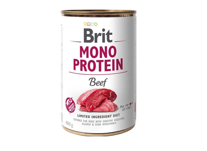 Влажный корм Brit Mono Protein Dog для собак с индейкой и картофелем 400 г