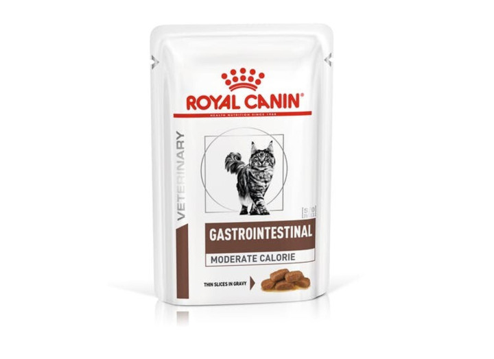 Royal Canin Gastrointestinal Moderate Calorie для кошек в соусе 12х85 г