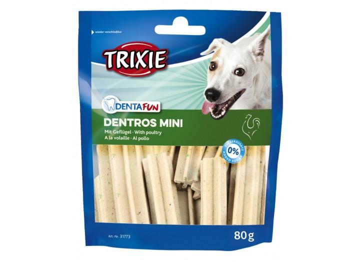 Лакомство Trixie Dentros Mini для собак жевательное, с курицей, 60 г (31773) Лакомство Trixie Dentros Mini для собак жевательное, с курицей, 60 г (31773)