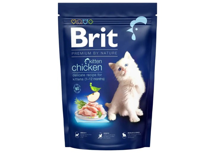 Brit Premium Kitten Chicken для котят с курицей 800 г