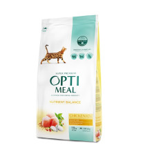 Optimeal Cat Chicken для кошек с мясом курицы 10 кг