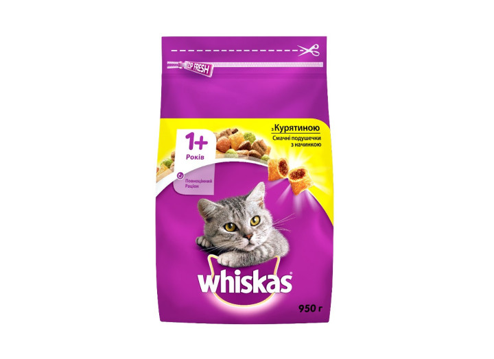 Whiskas для кішок з куркою 14 кг