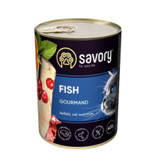 Savory Cat Adult Fish для кошек с рыбой 400 г