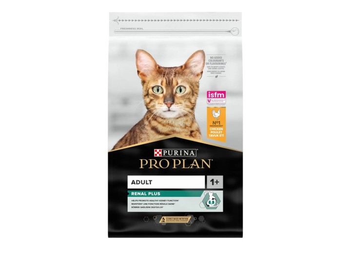 Purina Pro Plan Cat Adult Renal Plus Chicken для кошек с курицей 10 кг