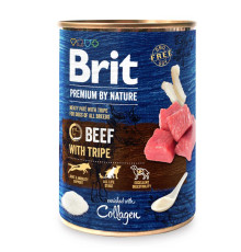 Brit Premium by Nature Beef с говядиной и рубцом для собак 400 г