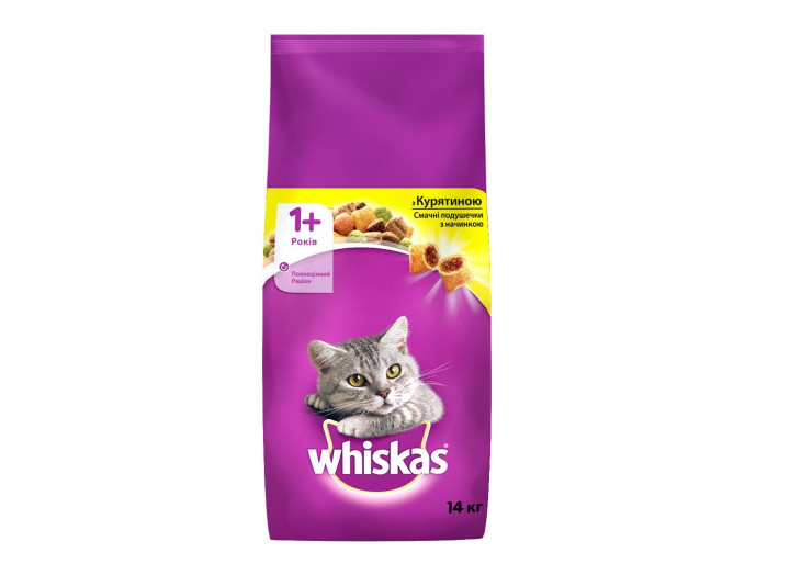 Whiskas для кішок з куркою 14 кг