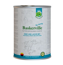 Baskerville Holistic Kalb und Lachs для собак лосось и говядина 400 г