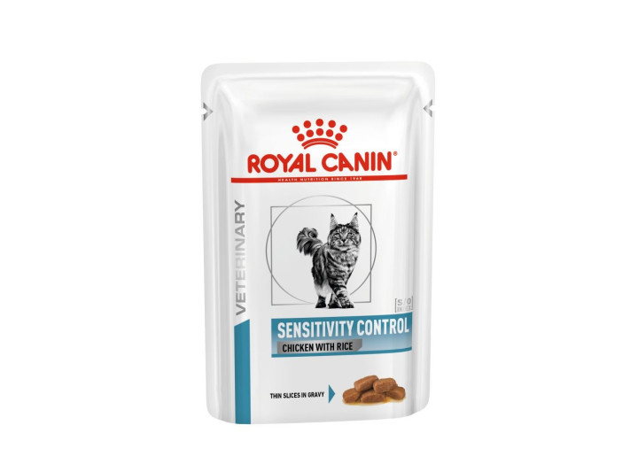 Royal Canin Sensitivity Control Pouches для кішок при харчових алергіях 12х85 г