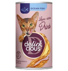 Delickcious (Делішес) напій Ocean Fish для кішок з океанічною рибою 140 гр