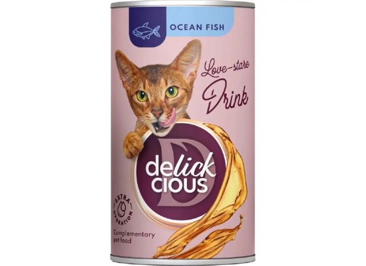 Delickcious (Делишес) напиток Ocean Fish для кошек c океанической рыбой 140 гр