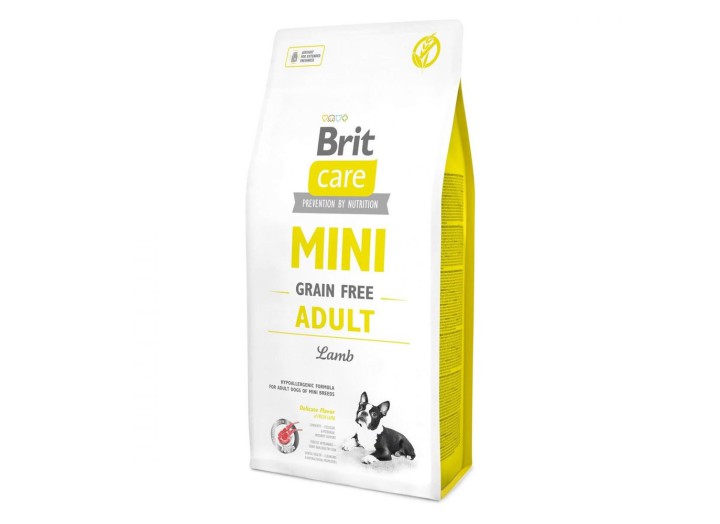 Brit Care Mini Grain Free Adult Lamb для собак з ягням 2 кг