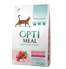 Optimeal High in Veal для кошек с телятиной 200 г