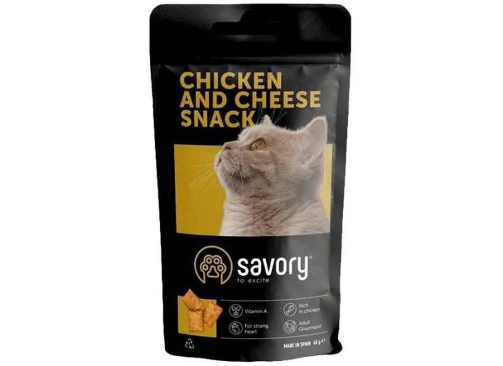 Лакомство для котов Savory Snack Chicken and Cheese, 60 г (31461) Лакомство для котов Savory Snack Chicken and Cheese, 60 г (31461)
