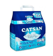 Наповнювач глиняний Catsan Hygiene Plus для котячого туалету 5 л