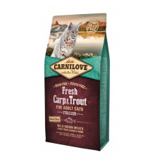 Carnilove Carp Trout Sterilised для стерилізованих кішок з кропом та фореллю 400 г