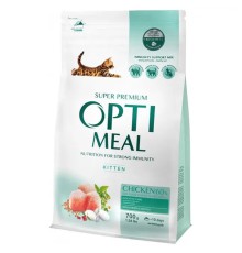 Optimeal Kittens Chicken для котят с курицей 700 г