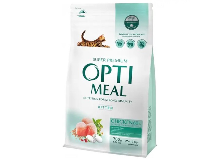 Optimeal Kittens Chicken для кошенят з куркою 700 г