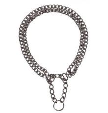 Ошейник Trixie Semi-Choke Chain для собак двухрядный хромированный 2 мм, 40 см фото