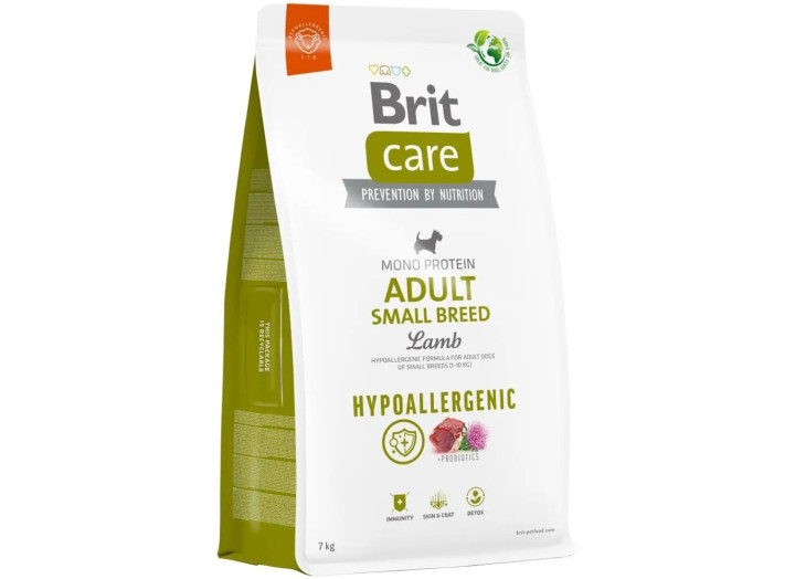 Brit Care Dog Hypoallergenic Small для собак гипоаллергенный с ягненком 7 кг