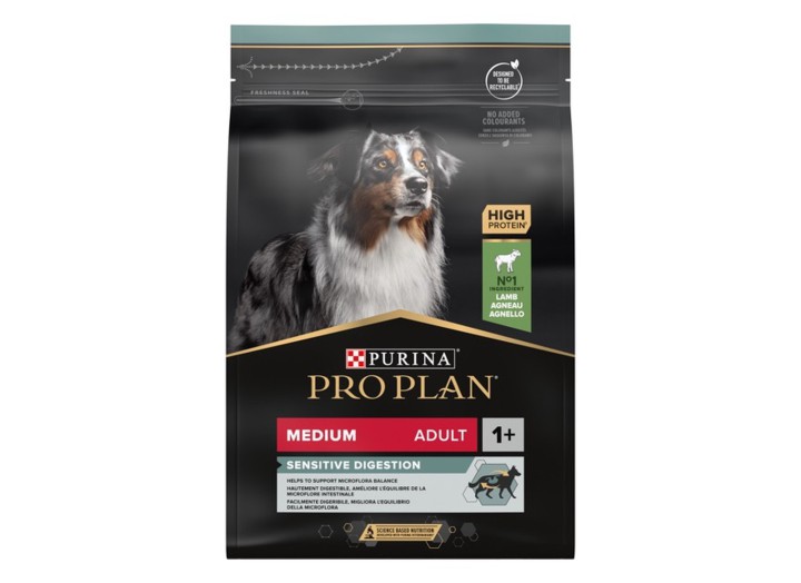 Purina Pro Plan Dog Adult Medium Sensitive Digestion Lamb для собак с ягненком 14 кг