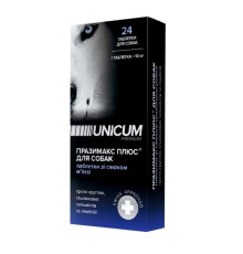 Пігулки Unicum Premium Празімакс Плюс проти гельмінтів для собак (24 шт)