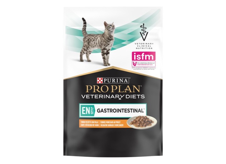 Purina Veterinary Diets EN Gastrointestinal Feline в подливке с курицей для кошек 80 г