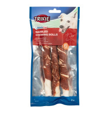 Лакомство для собак Trixie DENTAfun Палочка для чистки зубов, с мраморной говядиной, 17 см, 3 шт., 140 г (31227)
