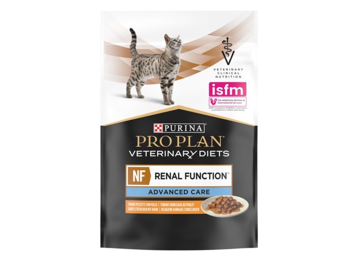 Purina Veterinary Diets NF Renal Function Feline в соусі з куркою для кішок 10х80 г