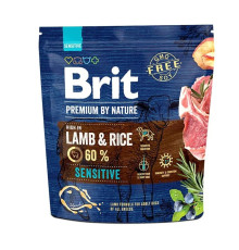 Brit Premium Sensitive Lamb для собак с чувствительным пищеварением с ягненком 1 кг фото