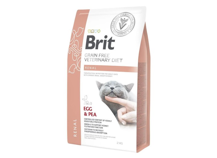 Brit VD Cat Renal для котів 2 кг