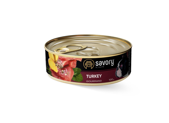 Savory Turkey для собак з індичкою 100 г