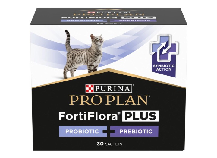 Purina Veterinary Diets FortiFlora Plus пробиотик с пребиотиком для кошек и котят 30х1г