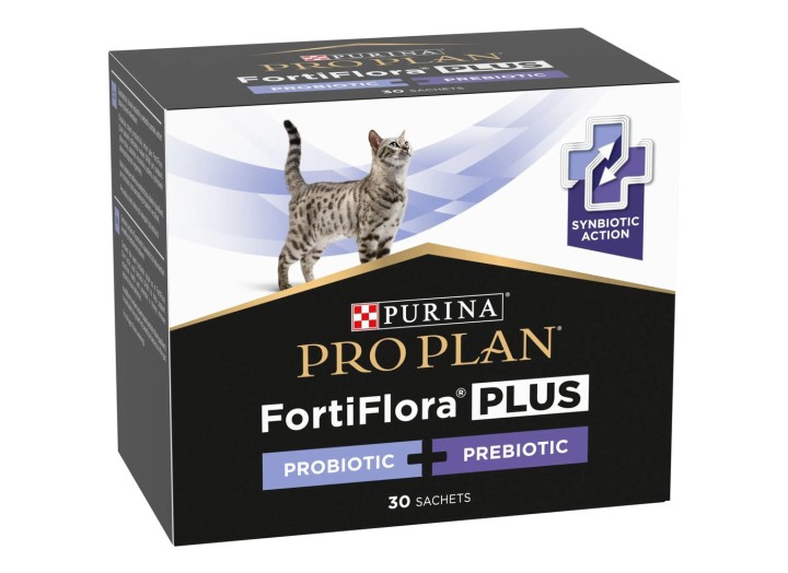 Purina Veterinary Diets FortiFlora Plus пробіотик з пребіотиком для котів та кошенят 30х1г