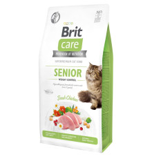 Brit Care GF Senior Weight Control для пожилых кошек с курицей 7 кг