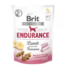 Лакомство Brit Care Endurance для поддержания формы у собак с ягненком и бананом 150 г