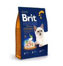 Brit Premium Indoor Chicken для кошек с курицей 8 кг