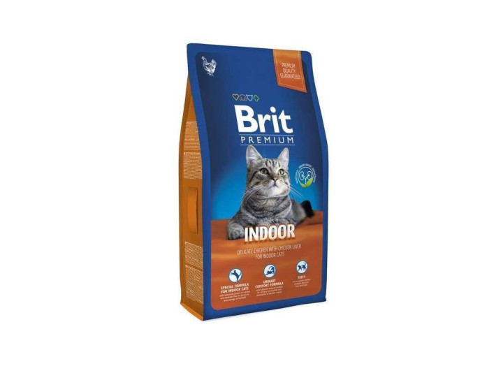 Brit Premium Indoor Chicken для кішок з куркою 300 г