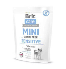 Brit Care Mini GF Sensitive для собак с олениной 400 г