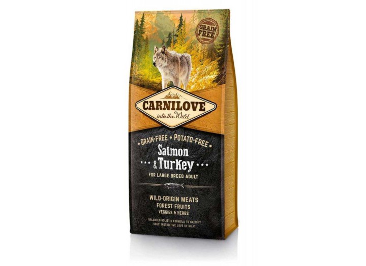 Carnilove Large Breed Salmon Turkey для собак великих порід з лососем 12 кг