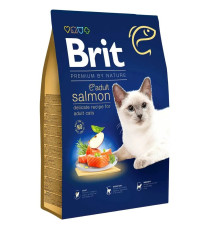 Brit Premium Adult Salmon для кошек с лососем 8 кг