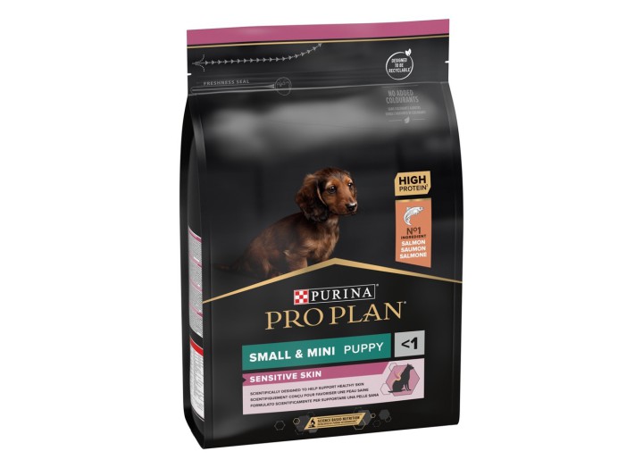 Purina Pro Plan Puppy Small & Mini Sensitive Skin Salmon для цуценят дрібних порід з лососем 3 кг