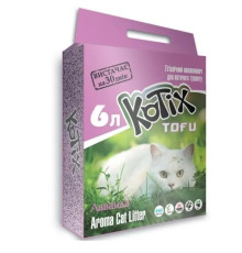 Наполнитель соевый Kotix Tofu Lavender Тофу для кошачьего туалета лаванда 6 л/2.6 кг