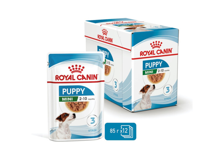 Royal Canin Mini Puppy для щенков в соусе 12х85 г