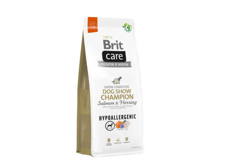 Brit Care Dog Hypoallergenic Dog Show Champion Salmon для выставочных собак 12 кг