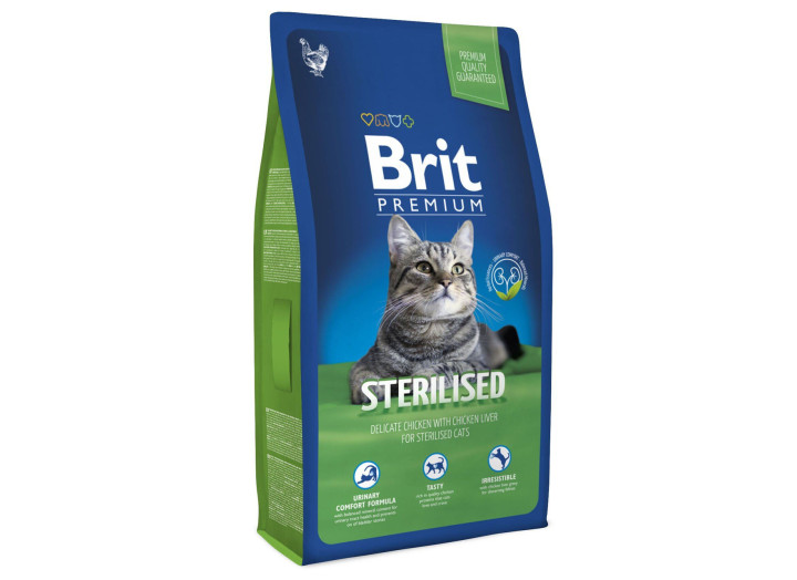 Brit Premium Sterilised Chicken для стерилізованих кішок з куркою 1.5 кг