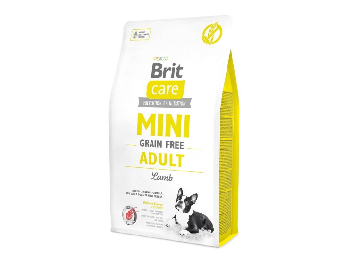 Brit Care Mini Grain Free Adult Lamb для собак с ягненком 400 г