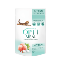 Optimeal Kitten Chicken з куркою для кошенят 85 г