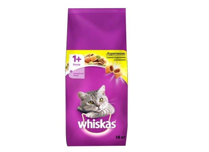 Whiskas для кошек с курицей 800 г