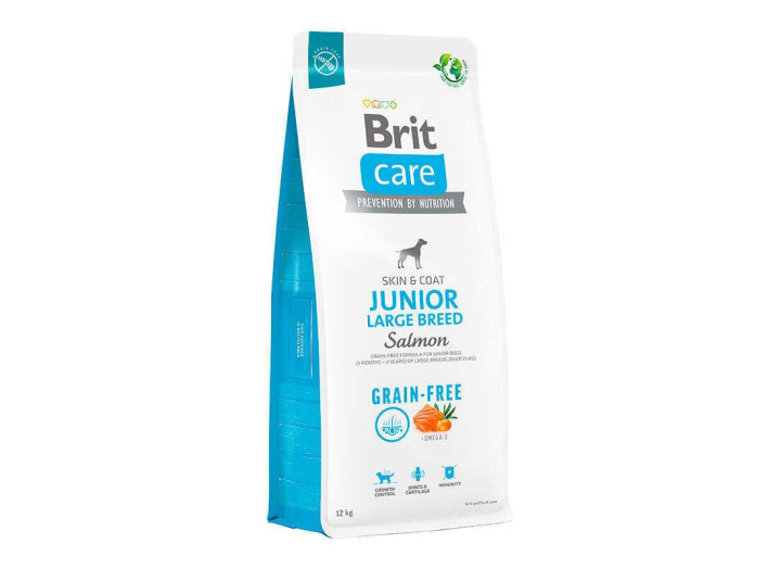 Brit Care GF Junior Large Breed Salmon та Potato для цуценят з лососем 3 кг