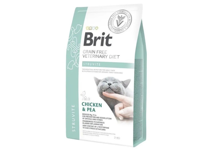 Brit VD Cat Struvite для кішок з куркою 400 г